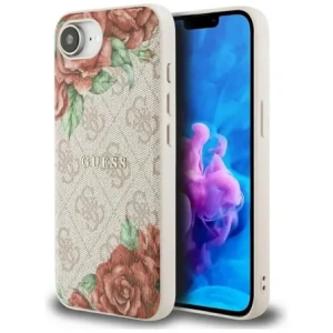 Kup Guess 4G Flori Imprimare MagSafe Apple iPhone 16e roz - GUE4516 - {ean13} - Sklep Home Screen