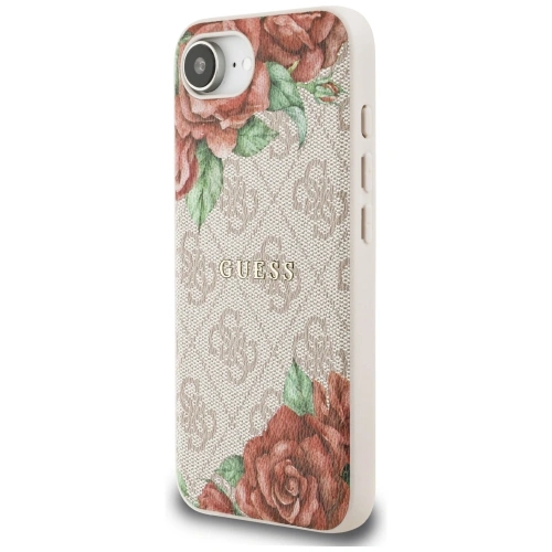 Buy Guess 4G Flowers Print MagSafe Apple iPhone 16e pink - GUE4516 - {ean13} - Home Screen Store Europe