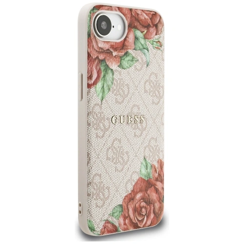 Buy Guess 4G Flowers Print MagSafe Apple iPhone 16e pink - GUE4516 - {ean13} - Home Screen Store Europe