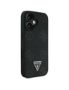 Buy Guess Grained Hot Stamp Peony Triangle Logo MagSafe Apple iPhone 16 black - GUE4518 - {ean13} - Home Screen Store Europe