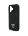 Buy Guess Grained Hot Stamp Peony Triangle Logo MagSafe Apple iPhone 16 black - GUE4518 - {ean13} - Home Screen Store Europe
