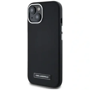 Kup Karl Lagerfeld FW Metallplatte MagSafe Apple iPhone 15 schwarz - KLD22001 - {ean13} - Sklep Home Screen