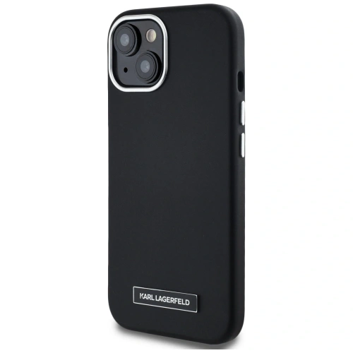 Kup Karl Lagerfeld FW Metallplatte MagSafe Apple iPhone 15 schwarz - KLD22001 - {ean13} - Sklep Home Screen