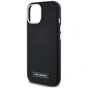 Buy Karl Lagerfeld FW Metal Plate MagSafe Apple iPhone 15 black - KLD22001 - {ean13} - Home Screen Store Europe