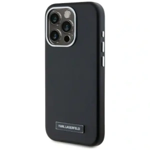 Kup Karl Lagerfeld FW Metallplatte MagSafe Apple iPhone 15 Pro schwarz - KLD22002 - {ean13} - Sklep Home Screen
