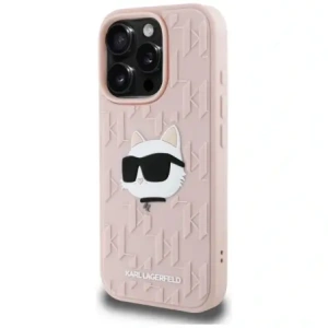 Kup Etui Karl Lagerfeld 3D Rubber Monogram & Choupette do Apple iPhone 16 Pro różowy - KLD22005 - {ean13} - Sklep Home Screen