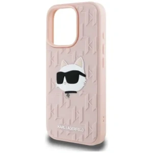 Kup Etui Karl Lagerfeld 3D Rubber Monogram & Choupette do Apple iPhone 16 Pro różowy - KLD22005 - {ean13} - Sklep Home Screen