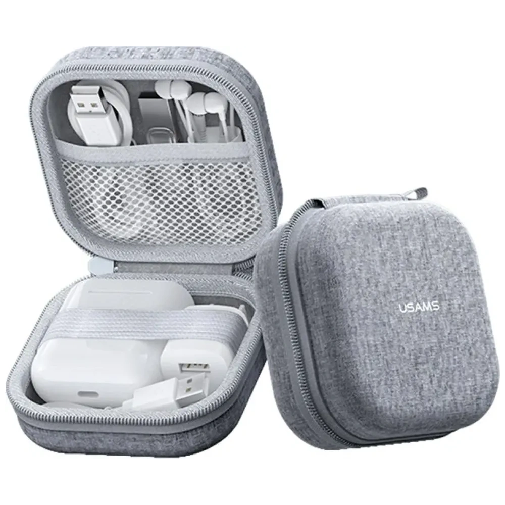Etui na słuchawki TWS USAMS ZB351 szary