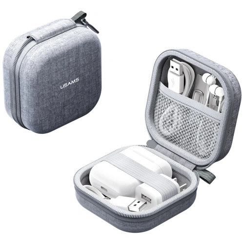 Buy USAMS ZB351 TWS Earphone Case Gray - USA1231 - {ean13} - Home Screen Store Europe