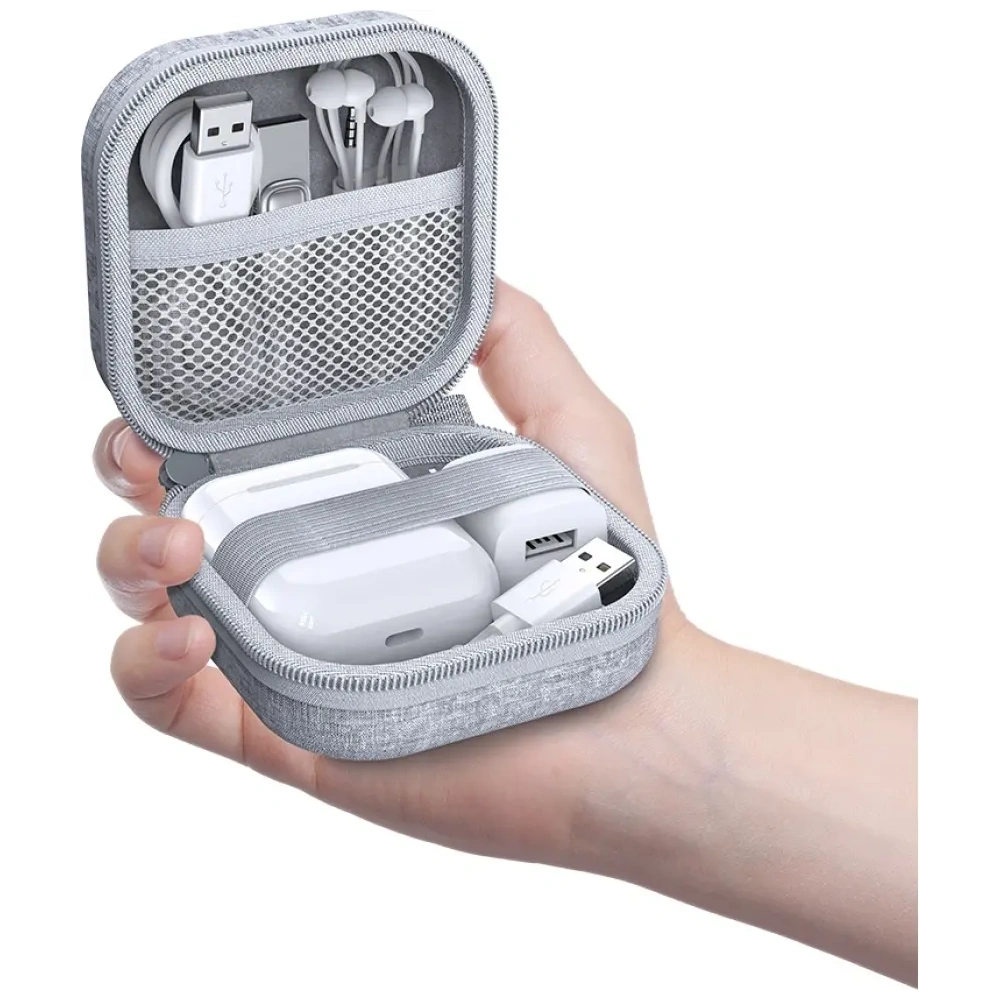 Etui na słuchawki TWS USAMS ZB351 szary