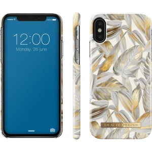 Kup Apple Tasche iDeal of Sweden iPhone X/Xs (Platinium Leaves) - IDS062PLALEA - {ean13} - Sklep Home Screen