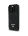 Buy Guess Grained Hot Stamp Peony Triangle Logo MagSafe Apple iPhone 16 Pro black - GUE4520 - {ean13} - Home Screen Store Europe