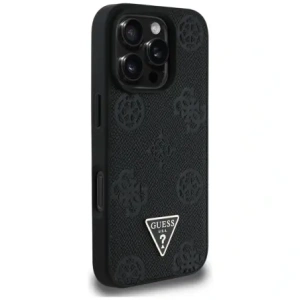 Kup Guess Geprägtes Heißstempeln Pfingstrose Dreieckslogo MagSafe Apple iPhone 16 Pro schwarz - GUE4520 - {ean13} - Sklep Home Screen