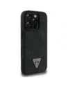 Buy Guess Grained Hot Stamp Peony Triangle Logo MagSafe Apple iPhone 16 Pro black - GUE4520 - {ean13} - Home Screen Store Europe