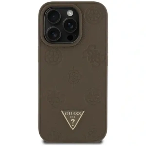 Kup Guess Grained Hot Stamp Pünkösdi Háromszög Logó MagSafe Apple iPhone 16 Pro Max barna - GUE4521 - {ean13} - Sklep Home Screen