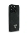 Buy Guess Grained Hot Stamp Peony Triangle Logo MagSafe Apple iPhone 16 Pro Max black - GUE4522 - {ean13} - Home Screen Store Europe