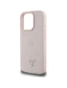 Kup Guess Grained Hot Stamp Peony Triangle Logo MagSafe Apple iPhone 16 Pro Max rózsaszín - GUE4523 - {ean13} - Sklep Home Screen