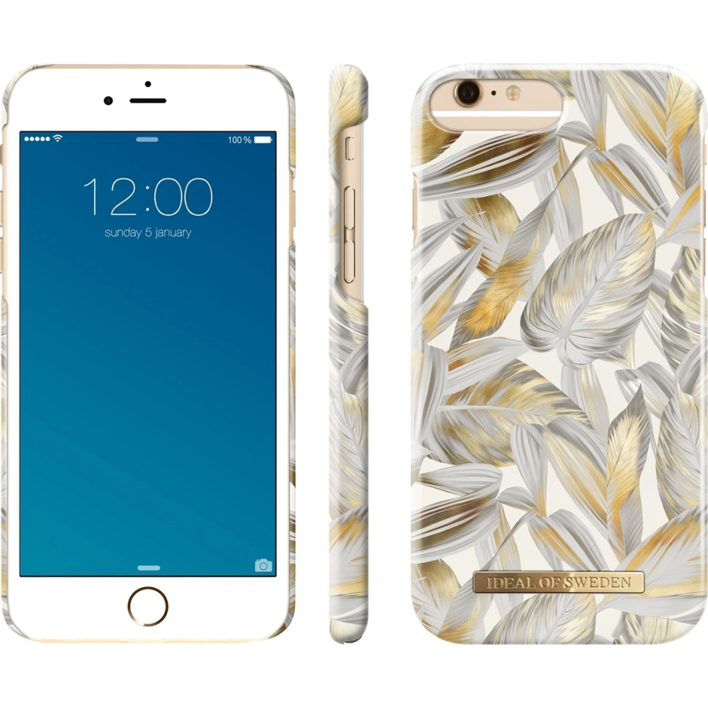 Etui iDeal Of Sweden Apple iPhone 6/6s/7/8 Plus (Platinium Leaves)