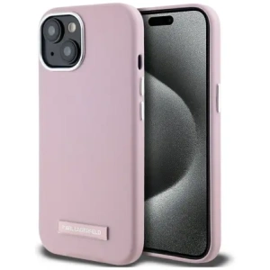 Buy Karl Lagerfeld FW Metal Plate MagSafe Apple iPhone 15 pink - KLD22006 - {ean13} - Home Screen Store Europe