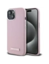 Karl Lagerfeld FW Metallplatte MagSafe Apple iPhone 15 pink