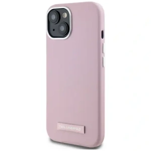 Buy Karl Lagerfeld FW Metal Plate MagSafe Apple iPhone 15 pink - KLD22006 - {ean13} - Home Screen Store Europe
