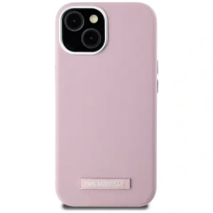 Buy Karl Lagerfeld FW Metal Plate MagSafe Apple iPhone 15 pink - KLD22006 - {ean13} - Home Screen Store Europe