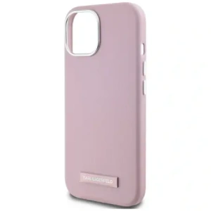 Kup Karl Lagerfeld FW Metallplatte MagSafe Apple iPhone 15 pink - KLD22006 - {ean13} - Sklep Home Screen