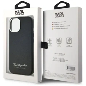 Buy Karl Lagerfeld hotel RSG Apple iPhone 15 black - KLD22007 - {ean13} - Home Screen Store Europe