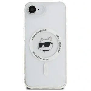 Kup Karl Lagerfeld IML Metall Choupette Kopf MagSafe Apple iPhone 16e weiß - KLD22009 - {ean13} - Sklep Home Screen