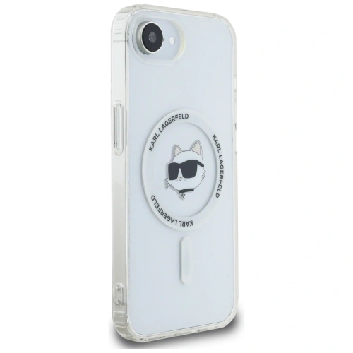 Kup Karl Lagerfeld IML Metall Choupette Kopf MagSafe Apple iPhone 16e weiß - KLD22009 - {ean13} - Sklep Home Screen