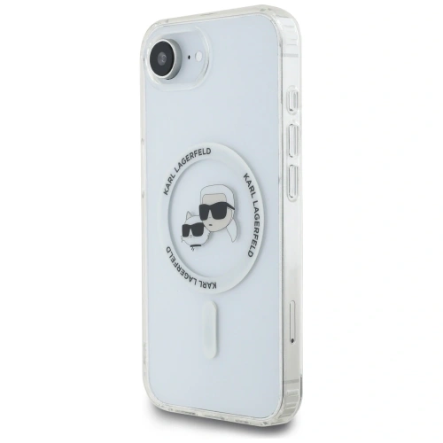 Kup Karl Lagerfeld IML Fém Karl & Choupette Fejek MagSafe Apple iPhone 16e fehér - KLD22010 - {ean13} - Sklep Home Screen