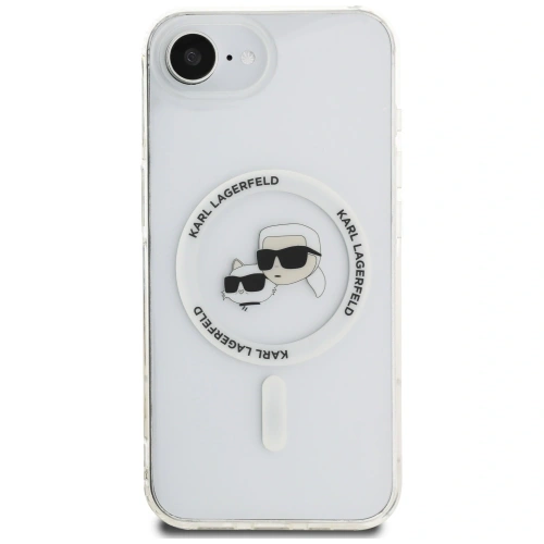 Kup Karl Lagerfeld IML Metall Karl & Choupette Köpfe MagSafe Apple iPhone 16e weiß - KLD22010 - {ean13} - Sklep Home Screen