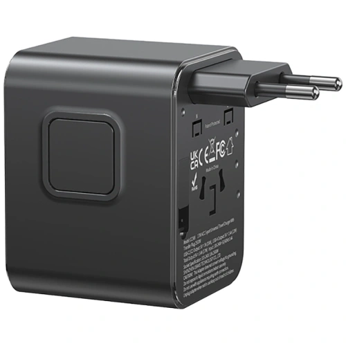 Kup Adaptor de călătorie USAMS CC308 USB-C + USB-A 17W 4in1 US/AU/EU/UK negru - USA1232 - {ean13} - Sklep Home Screen