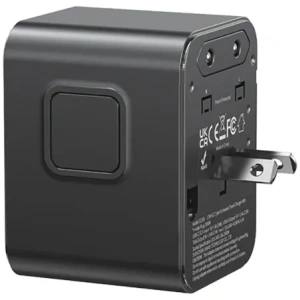 Kup Ładowarka sieciowa USAMS Travel Adapter CC308 USB-C + USB-A 17W 4w1 US/AU/EU/UK czarny - USA1232 - {ean13} - Sklep Home Screen