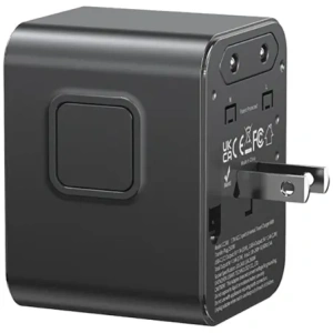 Kup Ładowarka sieciowa USAMS Travel Adapter CC308 USB-C + USB-A 17W 4w1 US/AU/EU/UK czarny - USA1232 - {ean13} - Sklep Home Screen