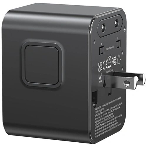Kup Adaptor de călătorie USAMS CC308 USB-C + USB-A 17W 4in1 US/AU/EU/UK negru - USA1232 - {ean13} - Sklep Home Screen