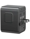 Buy USAMS Travel Adapter CC308 USB-C + USB-A 17W 4in1 US/AU/EU/UK black - USA1232 - {ean13} - Home Screen Store Europe