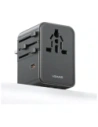 Kup Adaptor de călătorie USAMS CC310 3xUSB-C 70W 4in1 US/AU/EU/UK negru - USA1233 - {ean13} - Sklep Home Screen