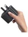 Kup Adaptor de călătorie USAMS CC310 3xUSB-C 70W 4in1 US/AU/EU/UK negru - USA1233 - {ean13} - Sklep Home Screen