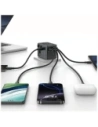 Kup Adaptor de călătorie USAMS CC310 3xUSB-C 70W 4in1 US/AU/EU/UK negru - USA1233 - {ean13} - Sklep Home Screen