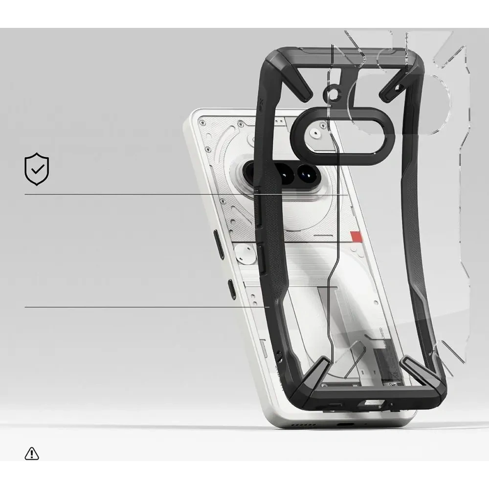 Etui Ringke Fusion-X Nothing Phone 3a Black