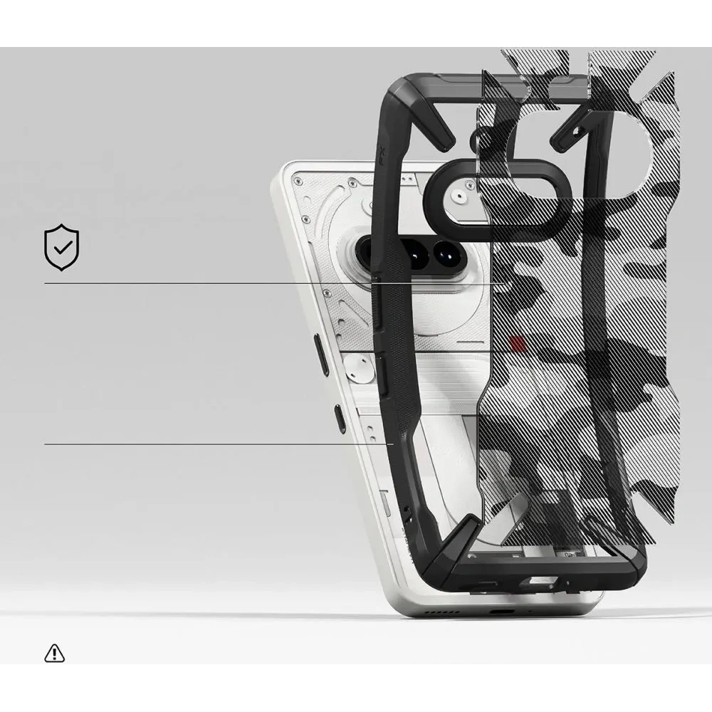 Etui Ringke Fusion-X Nothing Phone 3a Camo Black