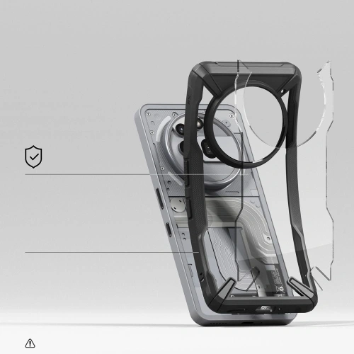 Kup Ringke Fusion-X Nothing Phone 3a Pro Fekete - RGK11795 - {ean13} - Sklep Home Screen