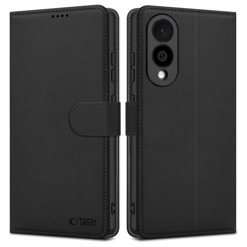 Etui z klapką Tech-Protect Wallet Samsung Galaxy S25 Edge Black