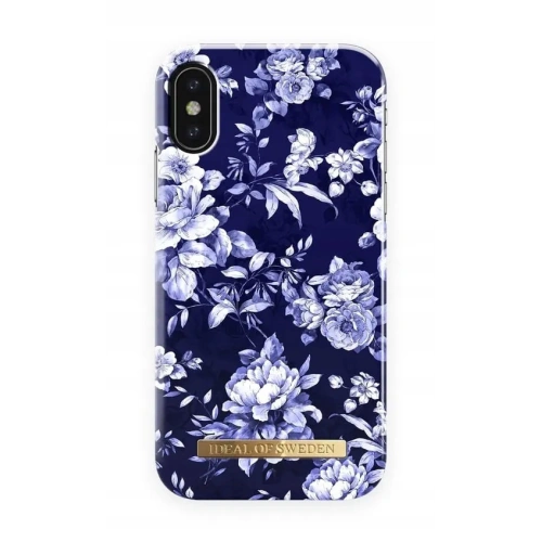 Kup Etui iDeal Of Sweden Apple iPhone X/Xs (sailor blue bloom) - IDS046BLUBLO - {ean13} - Sklep Home Screen