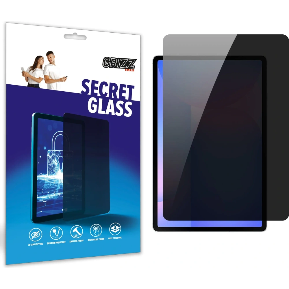 Matowe szkło prywatyzujące GrizzGlass SecretGlass do Samsung Galaxy Tab S10 FE+ Plus