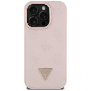 Kup Guess Geprägtes Heißfolienprägung Pfingstrose Dreieckslogo MagSafe Apple iPhone 16 Pro rosa - GUE4524 - {ean13} - Sklep Home Screen