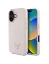Kup Guess Hot Stamp cu granulație Logo Triunghi Peony MagSafe Apple iPhone 16 roz - GUE4525 - {ean13} - Sklep Home Screen