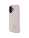 Kup Guess Hot Stamp cu granulație Logo Triunghi Peony MagSafe Apple iPhone 16 roz - GUE4525 - {ean13} - Sklep Home Screen
