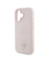 Kup Guess Hot Stamp cu granulație Logo Triunghi Peony MagSafe Apple iPhone 16 roz - GUE4525 - {ean13} - Sklep Home Screen